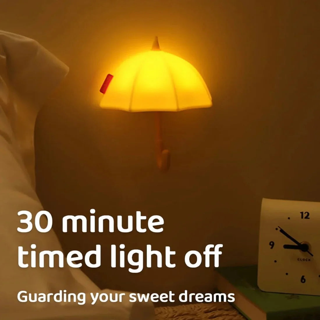 Mini Umbrella Magnetic Silicone Light